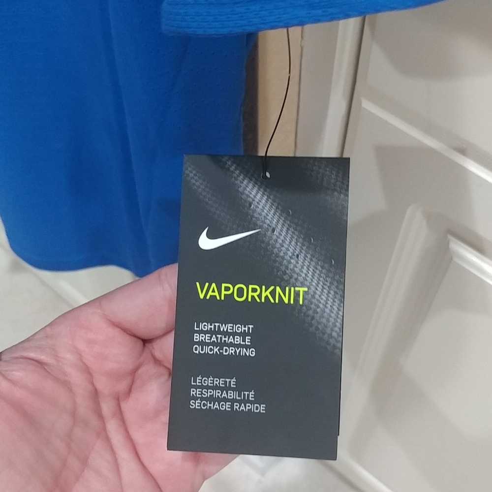 Nike Vaporknit Short Sleeve Jersey - Royal - Picture 6 of 9